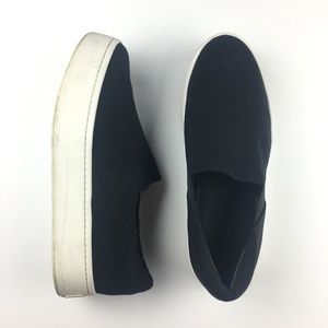 VINCE Warren Platform Navy Sneakers